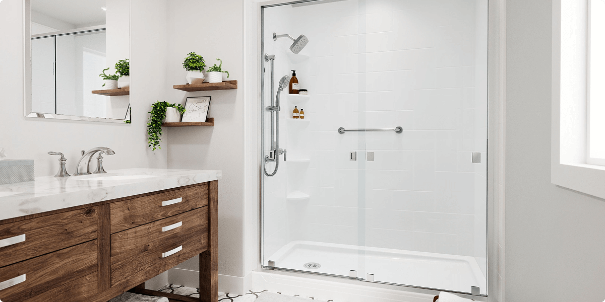 Bath Fitter tub-to-shower conversion 